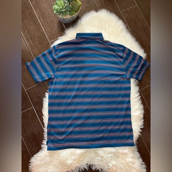 Under Armour Turquoise striped Performance polo Sz 2XL - Picture 6 of 8